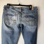 Maurice's  Y2k Jeans 9/10 Blue‎ Denim Bootcut Mid Rise Distressed Pockets Photo 1