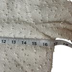 Jennifer Lopez  Long Sleeve Textured Knit Embellished with Beads. Ivory Color. M Photo 7