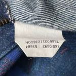 Lee Vintage Denim Skirt Size Small High Waist Floral Print Midi USA Made Blue Photo 13