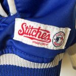 Stitches Los Angeles Dodgers Baseball World Series Blue White Jacket Size Medium Photo 5