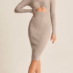 Abercrombie & Fitch NEW  Cinched Front Cutout Midi
Sweater Dress Photo 0