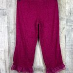 Lemon Tart 2pc PJ Set Short Sleeve VNeck Surplice Top w/Tie & Capri Length Photo 7