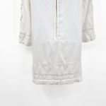 Juicy Couture Scalloped Lace Linen Mini Dress Prairie Coquette Small White Photo 10