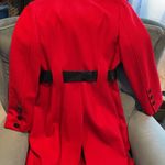 Guess Red Coat with Black buttons and Black Belt Size Small Photo 8