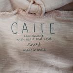 Caite Blush Shirt Dress/Tunic Embroidered Women's Small Pink Photo 4