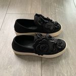 ZARA  Black Floral Slip-on Sneakers Photo 1