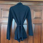 Lucky Brand , black wrap, cardigan, knit, jacket, size medium Photo 3