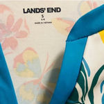 Lands End Swim Dress Rash Guard Tunic Cover Up V Photo 3