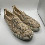 Taos Women's Slip On Sneakers Floral Print Tan Brown Casual Comfort Shoes US 11 Photo 4