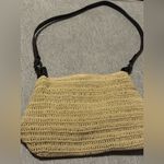 Elegant Tan Woven Crossbody Bag Photo 3
