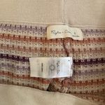 Rylee & Cru Women's Knit Wide Leg Pants Honeycomb Stripe Brown Photo 4