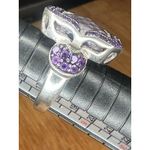 Sima K Amethyst Rose De France Amethyst Sterling Silver Ring 7.03 CT Size 8 Purple Photo 2