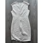 Gianni Bini Gianni‎ Bini Beige Sleeveless Textured Geometric Mini Dress Size S Photo 5