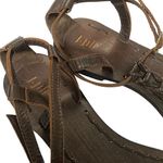 J.Jill Sutra T-strap Thong Sandals Size 9 Brown Leather Braided Flats Boho Beach Photo 6