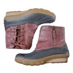 Sperry Top Sider STS80770 Women 7 Brown Leather Waterproof Saltwater Duck Boot Photo 0
