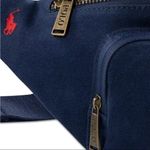 Ralph Lauren Polo  Fanny Pack Waist Pack Navy Blue US Flag Patch 3 Pocket - NWT Photo 5