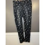 Akademiks Jeans Juniors 14W Blue Dark Wash Star Print Straight Leg Denim Photo 1