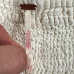 Free People  White Asymmetrical Strapless Top Women’s Medium Photo 1