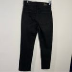EXPRESS ‎ Super High Waisted Black Ripped Modern Straight Jeans Size 6 Short Photo 6