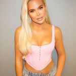 House Of CB frangelica pink corset. Size Xs  Seen on khloe kardashian. Photo 12