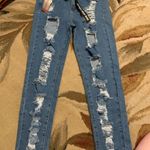 Denim Blvd  distressed ripped boyfriend jeans 9 Photo 0