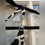 Cache Vintage Black & White Giraffe Print Dress Snaffle Horse Bit Metal Size 2 Photo 1