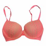 Victoria's Secret Victoria’s Secret Bra Crochet Lined Plunge 32DD New Photo 1