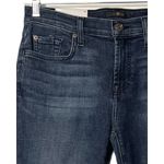 7 For All Mankind  Ankle Gwenevere Jeans Size 29" Waist Blue Zip Up Mid Rise NWT Photo 7