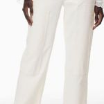Aritzia ‎ Wilfred Free Brennan Pant Light Birch Stretch High Rise Carpenter Photo 0