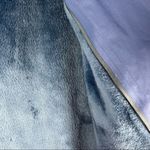 VINTAGE OBJECTIVES Blue Front Button Back Pleated Lined Interior Trench Coat 8 Photo 7