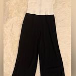 Ted Baker NWOT  Toveli Racerback Wide Leg black and white Jumpsuit sz TB 5 US 12 Photo 2