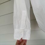 ZARA women’s button down office look white shirt in size small Photo 5
