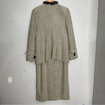 Vintage Donna Vinci Couture Two‎ Piece Embellished Skirt Suit Set Size 16 Brown Photo 2