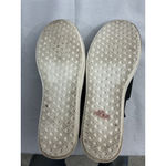 Womans Material Girl Pull On High Top Fashion Sneakers 9 Black Stretch Wedge Photo 6