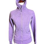 Lululemon Calm & Cozy Jacket Heathered Winter Orchid /Deep Zinfandel Size 4 Photo 10
