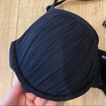 Savage X Fenty Ruched Underwired Bra in Black Size 34C Photo 1