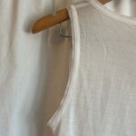 French Connection Classic Sheer Sleeveless V Neck White Tank Top Photo 5