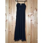 Lulus NWT  Sweeney Black Sleeveless Maxi Dress Wedding Formal Cocktail Sz L Photo 4