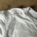 Heroine Sport laced solid sweatshirt white xs nwt Photo 2