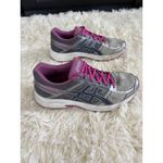 ASICS ‎ Gel Contend 4 Running Shoes Women's Size 8.5 Silver Gray Pink Athletic Photo 4