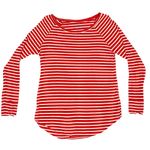 American Eagle SMALL Striped Long Sleeve Raw Round Hem Soft & Sexy Jegging Tee Photo 9
