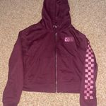 Vans Burgundy Full Zip Hoodie Photo 0