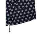 Gap  Women Shorts Linen Casual Drawstring Waist Diamond‎ Pattern Black Size 4 NWT Photo 5