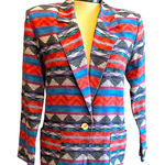 Tracy Evans Tracy Evan’s LTD Vintage Southwestern Aztec Blazer Women’s Small Photo 0