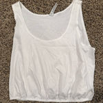 Alo Yoga Alo Cropped White Tank Yoga Top Photo 0