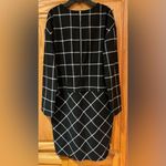 French Connection 'Fast Ciao' Windowpane Check Long Sleeve Shift Dress Size 12 Photo 12