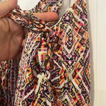 Torrid  Tile Print Gauze Lace-Up Sides Dress Sz 1 (1X) Photo 7