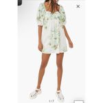 Free People Peony Puff Sleeve Babydoll Dress Floral Milkmaid Cottage Peasant Photo 11