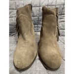 Steve Madden  Cian, Block Heel, Side Zip, Booties With Tassels, Taupe, 9.5 Photo 2