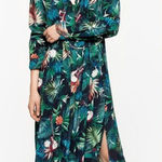 Zadig & Voltaire Women's Roux Jungle Maxi Shirt Dress XS Button Down Guitars Photo 0